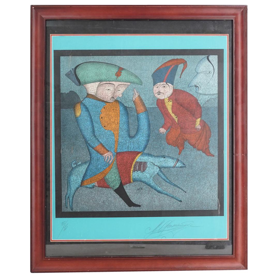 Signed Mihail Chemiakin (B. 1943) Lithograph Print (1 of 5)