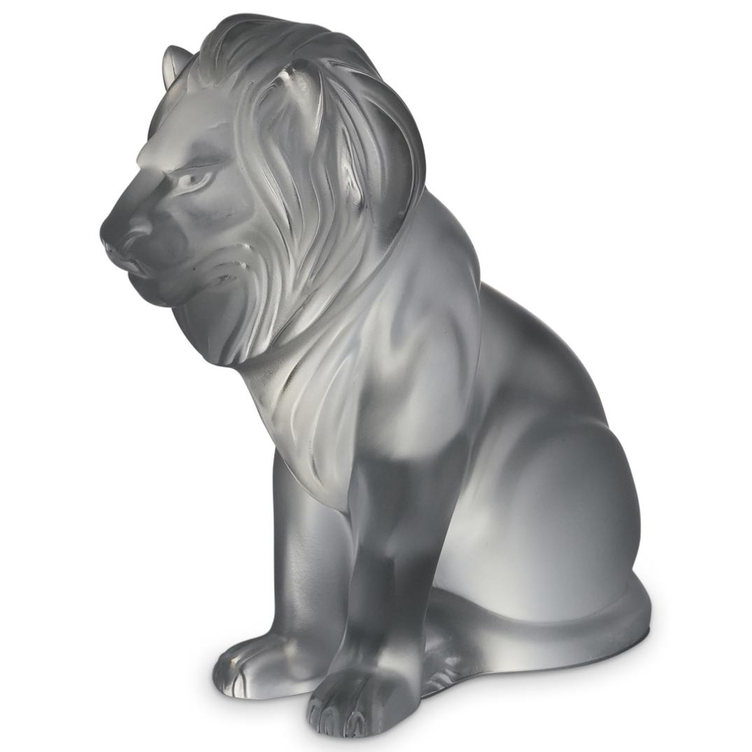 Lalique Crystal Lion Bamara Figurine (1 of 5)