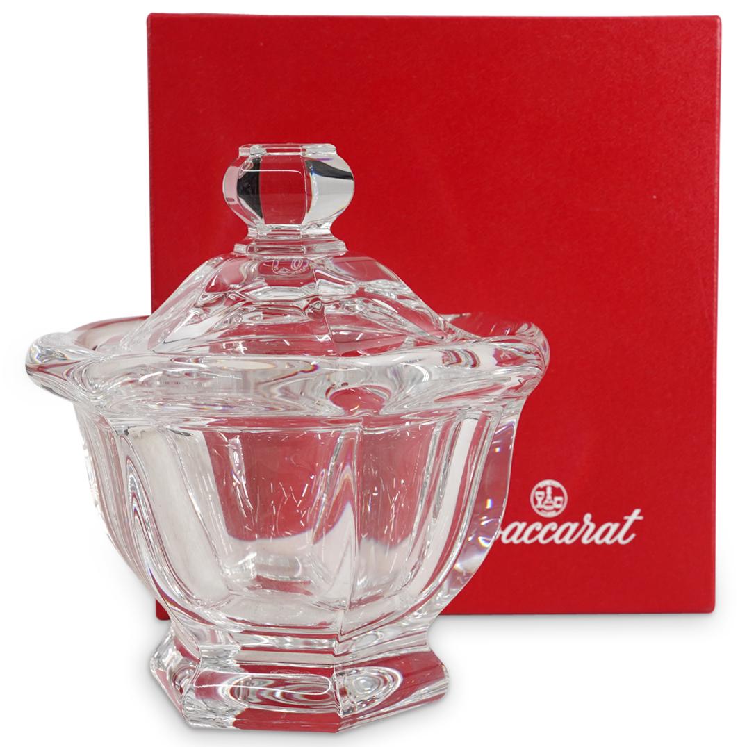 Baccarat Crystal Glass Lidded Candy Bowl W/ Box (1 of 5)