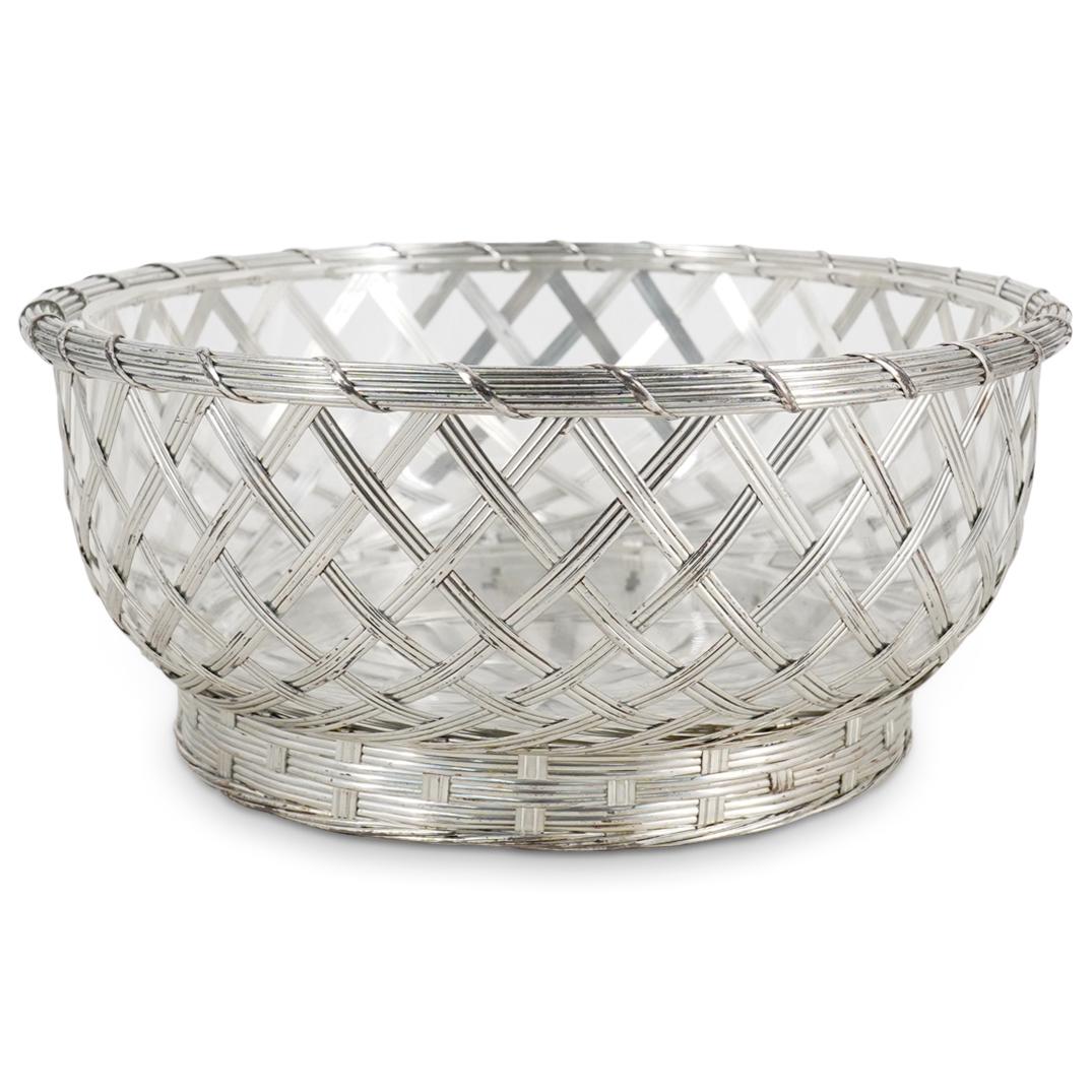 Christofle Silver-Plated Weaved Basket (1 of 6)