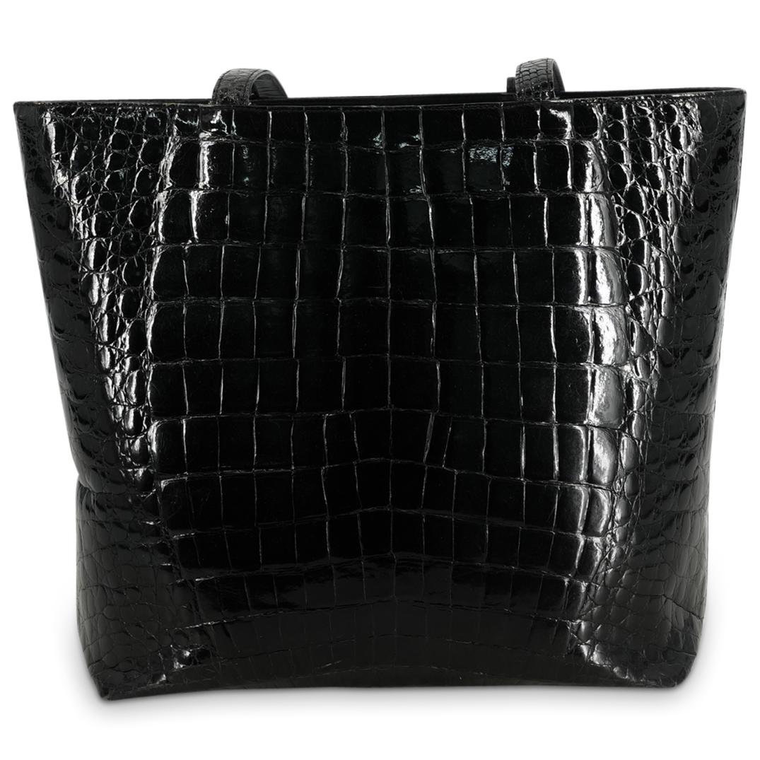 Eileen Kramer Black Alligator purse (1 of 6)