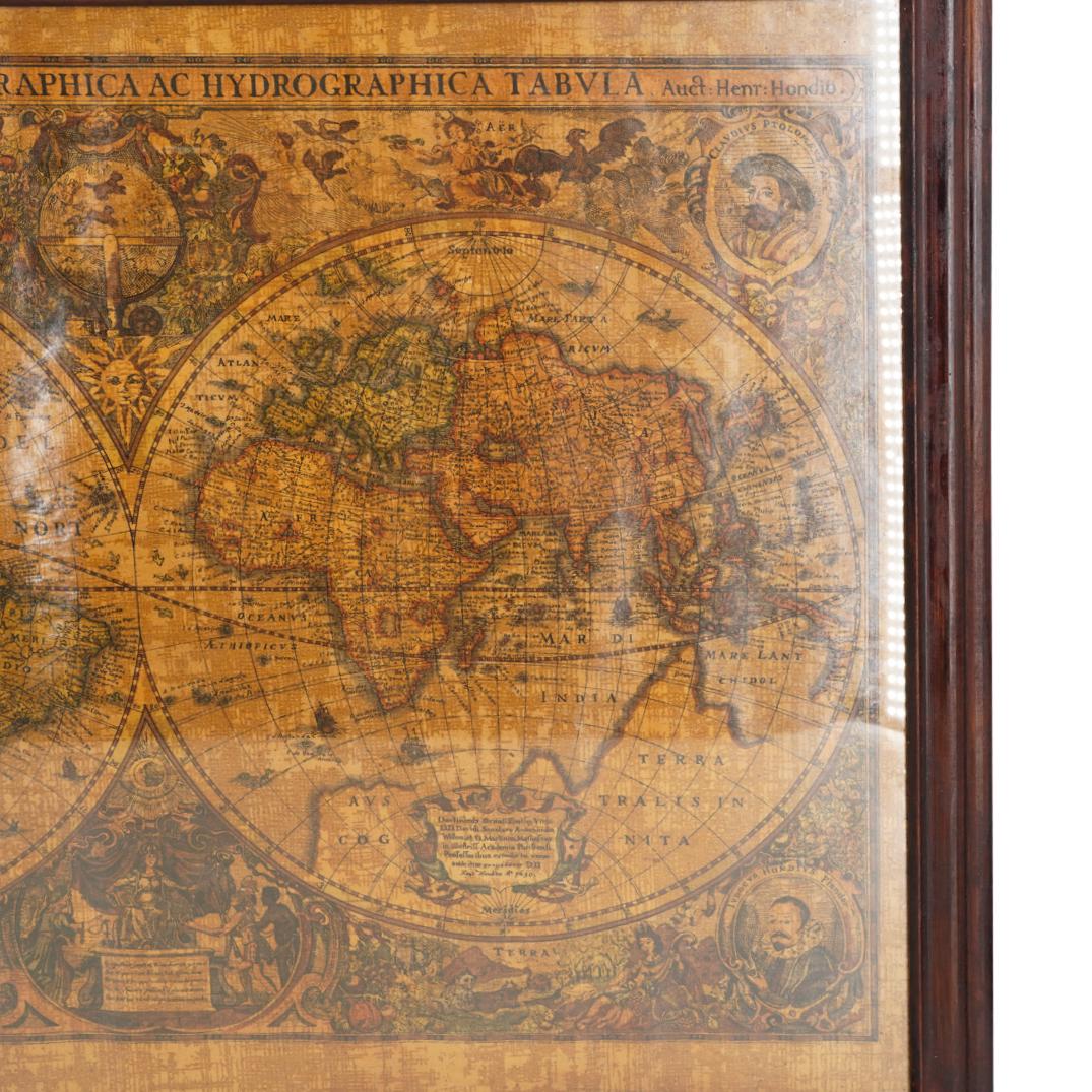 Antique Map "Nova totivs terrarvm orbis geographica ac hydrographica tabvla" (1 of 6)