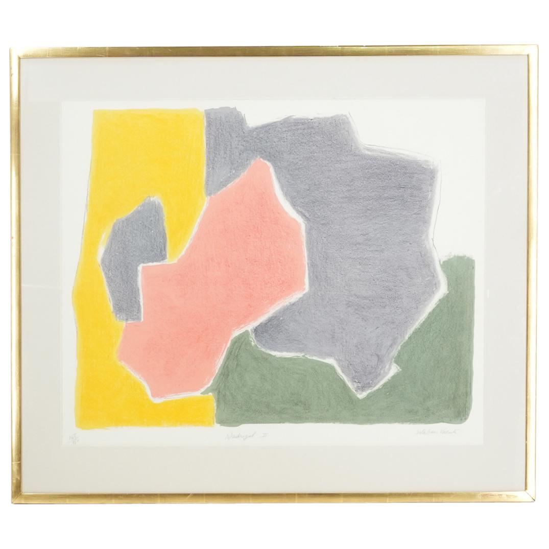 Signed Esteban Vicente (1903-2001) "Madrigal II" Lithograph (1 of 9)