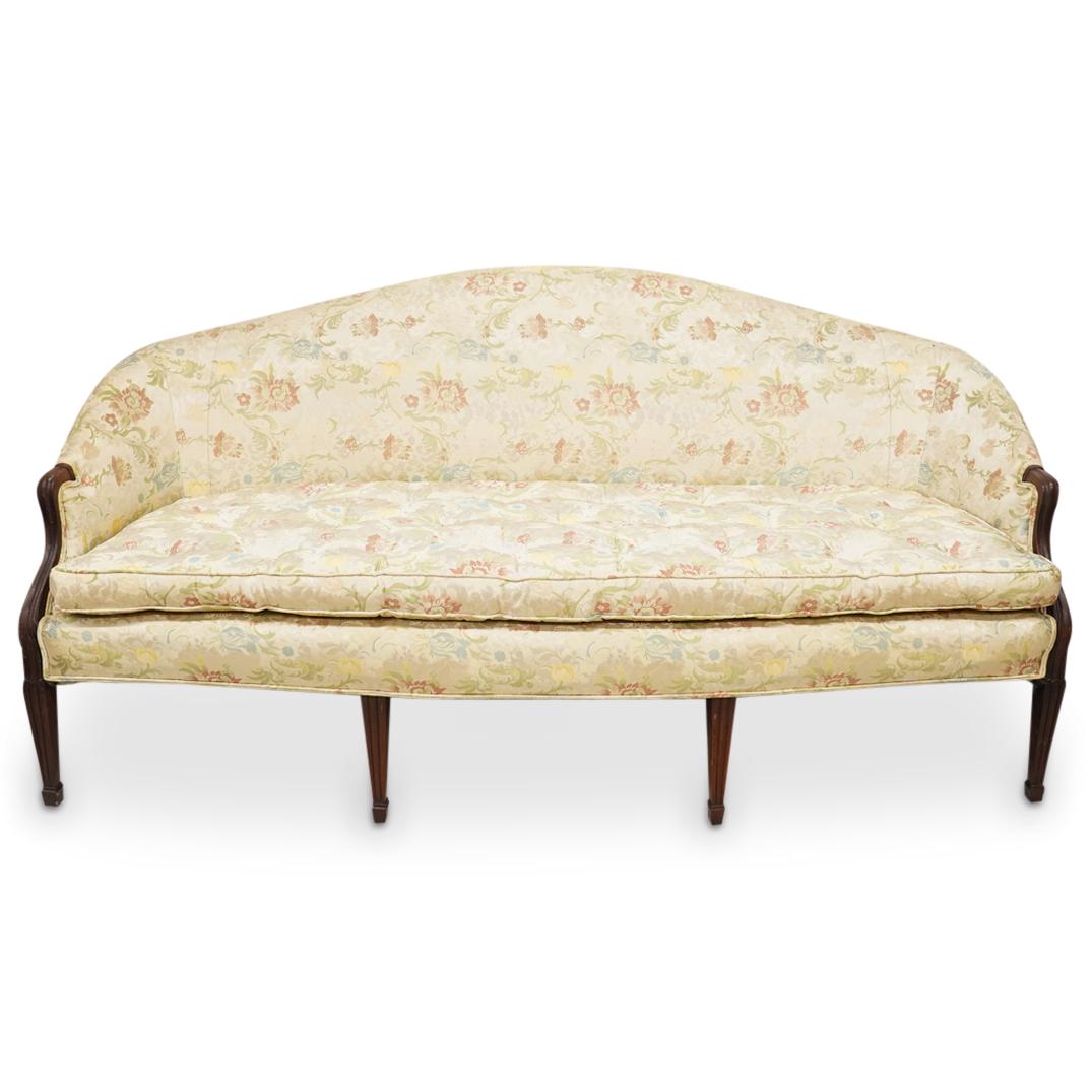Sheraton Style Floral Sofa (1 of 9)