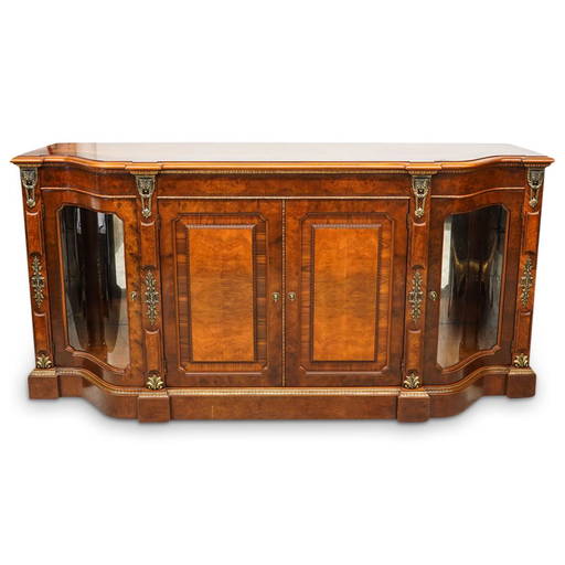 Henredon "grand Provenance" Mahogany Burlwood & Parquetry Buffet