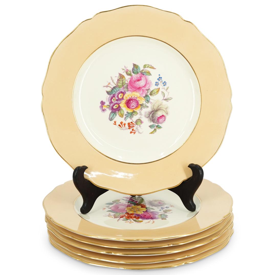 (6 Pc) Spode Copelands Porcelain Dinner Plates Set (1 of 5)