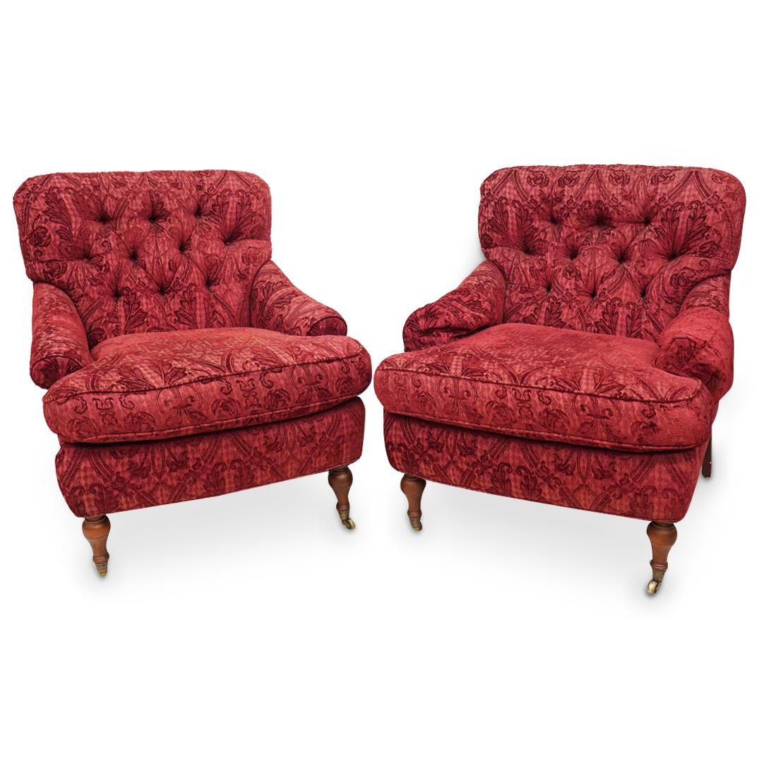 (2Pc) Pair of EJ Victor French Style Armchairs (1 of 10)