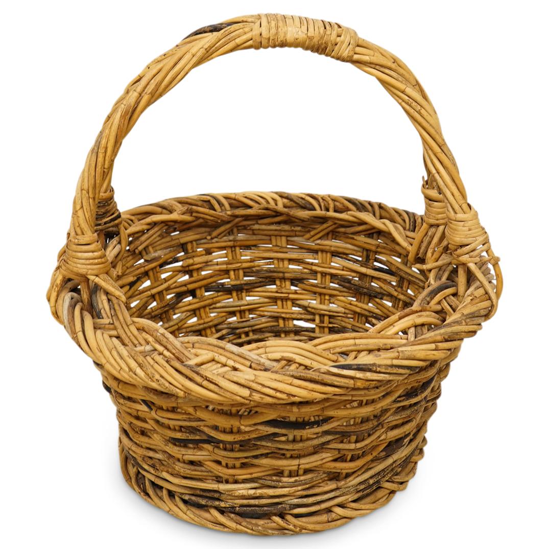 Large Woven Pencil Reed Basket (1 of 5)