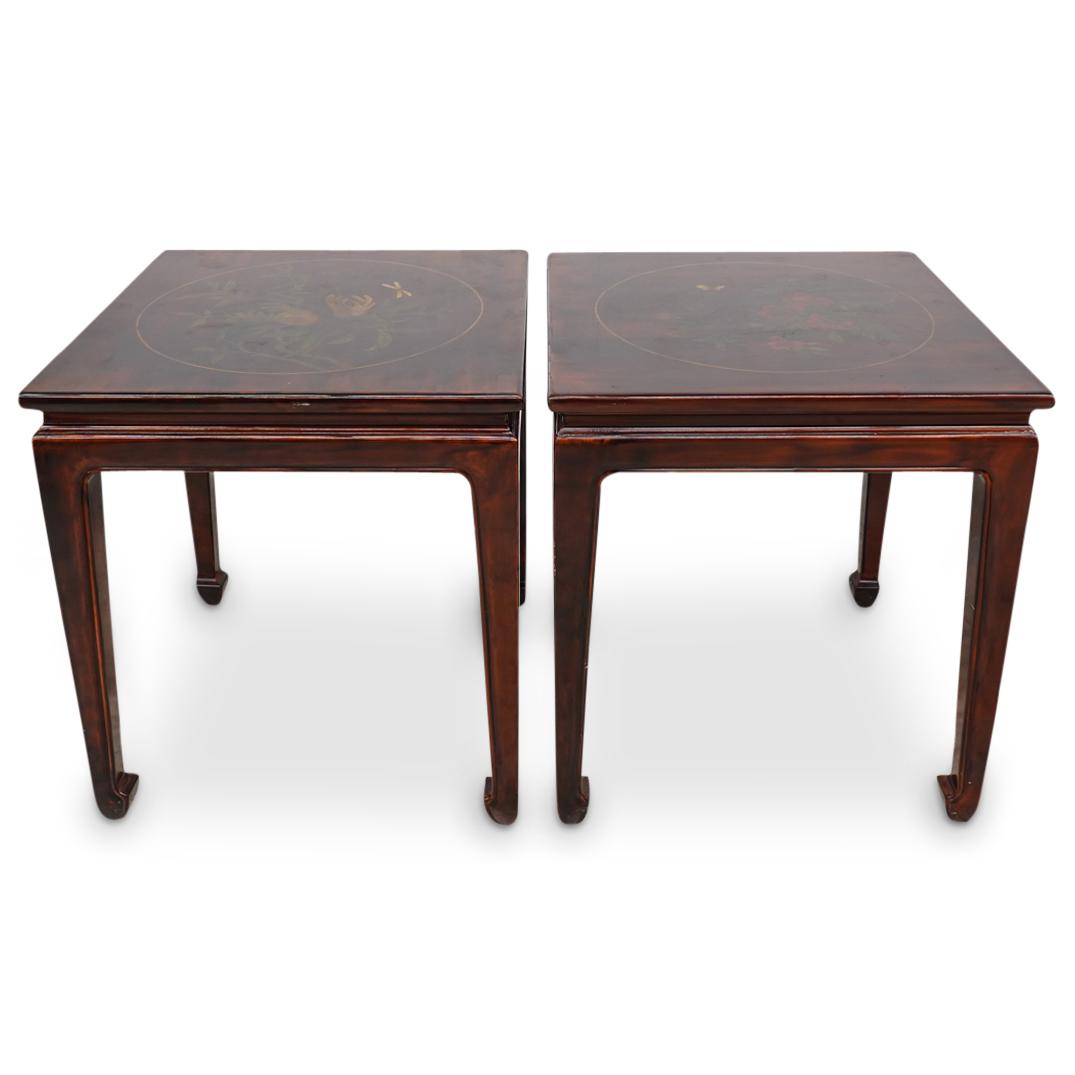 Chinoiserie Lacquered Wood Side Tables (1 of 11)
