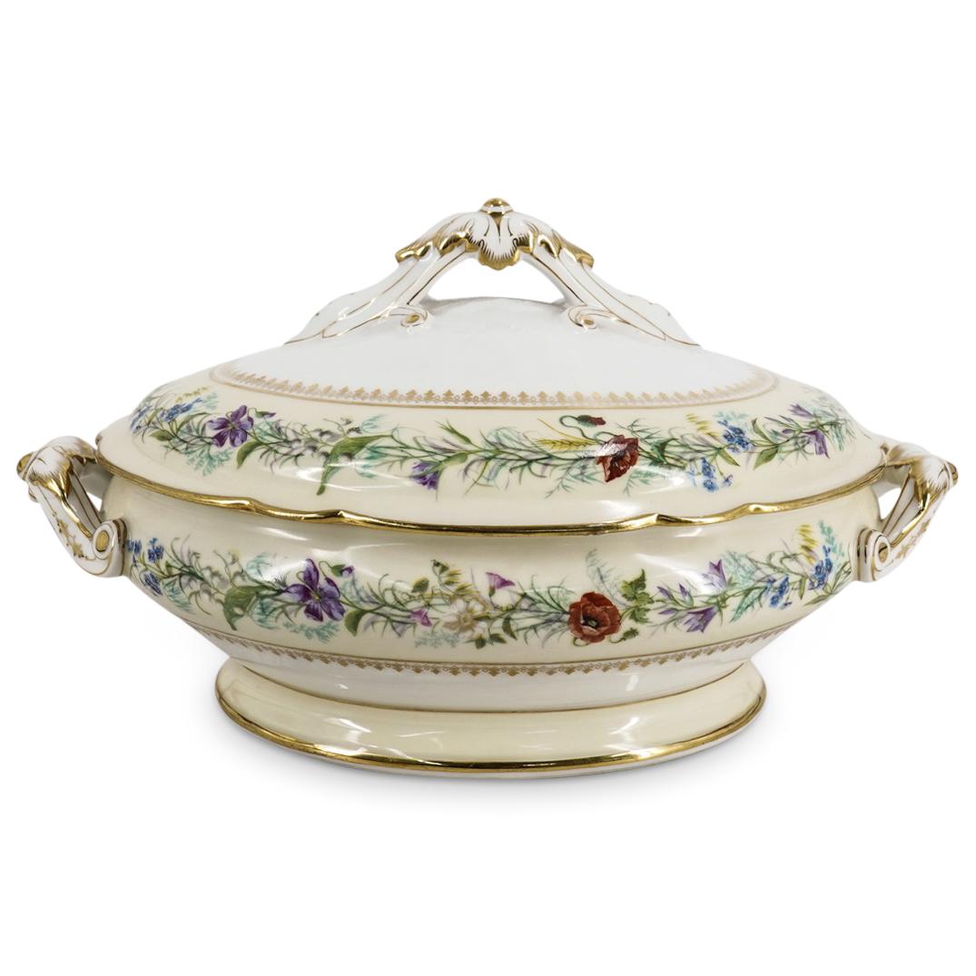 19th Cent. D.Vion & Baury Porcelain Lidded Oval Tureen (1 of 7)