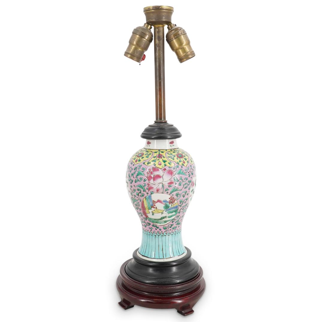 Antique Chinese Porcelain Vase Lamp (1 of 4)