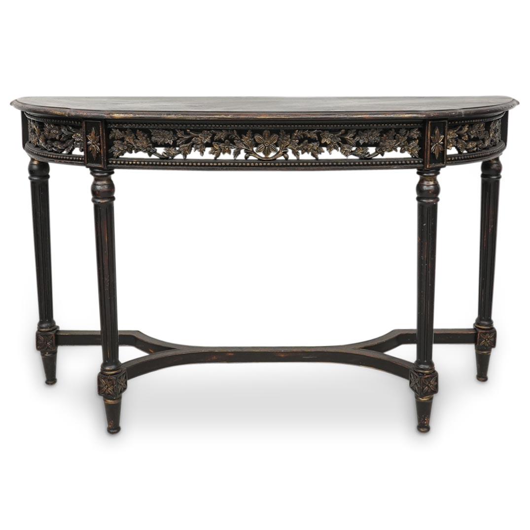 Habersham Carved Wood Console Table (1 of 8)