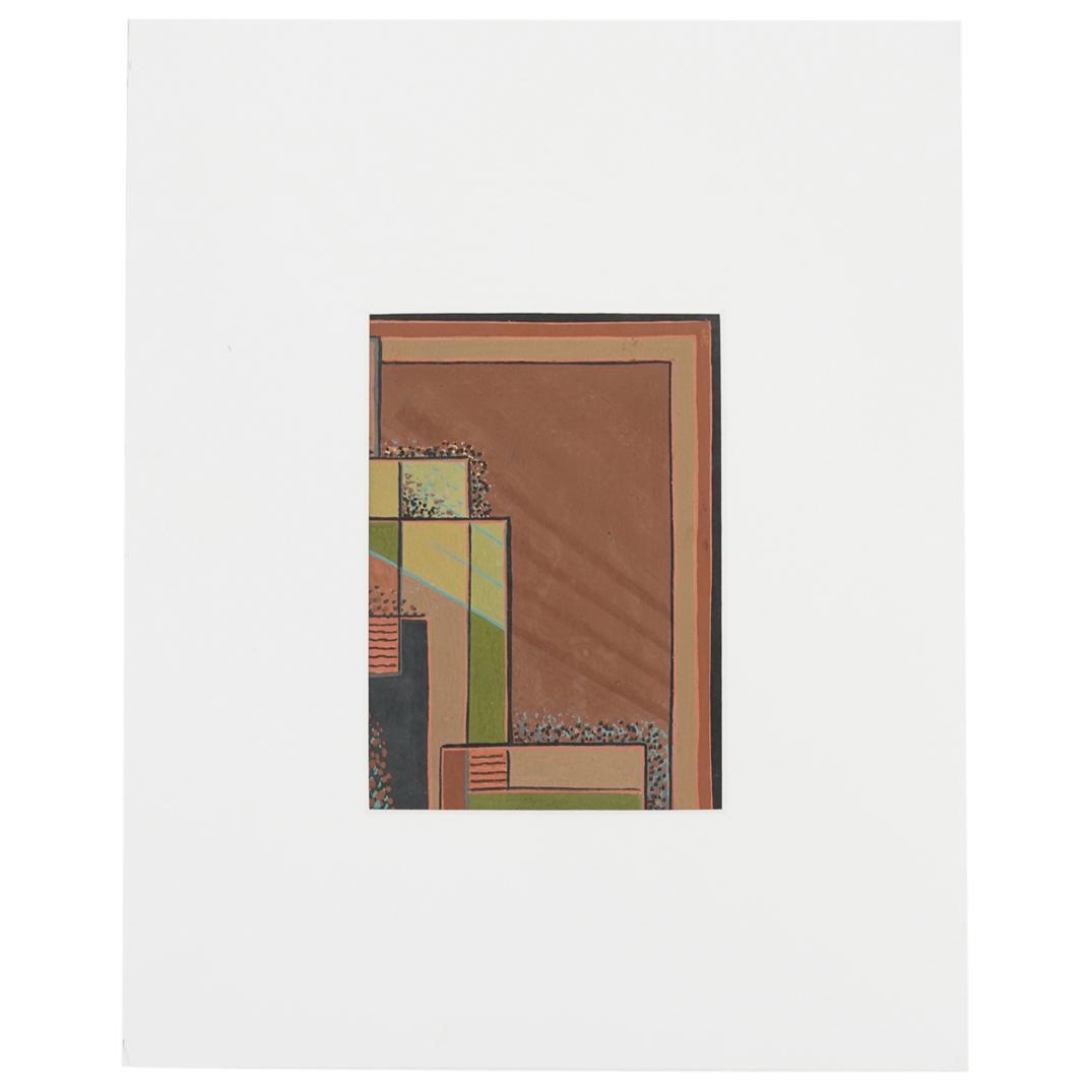 Rolph Scarlett (1889-1984) Untitled Mixed Media On Board (1 of 6)