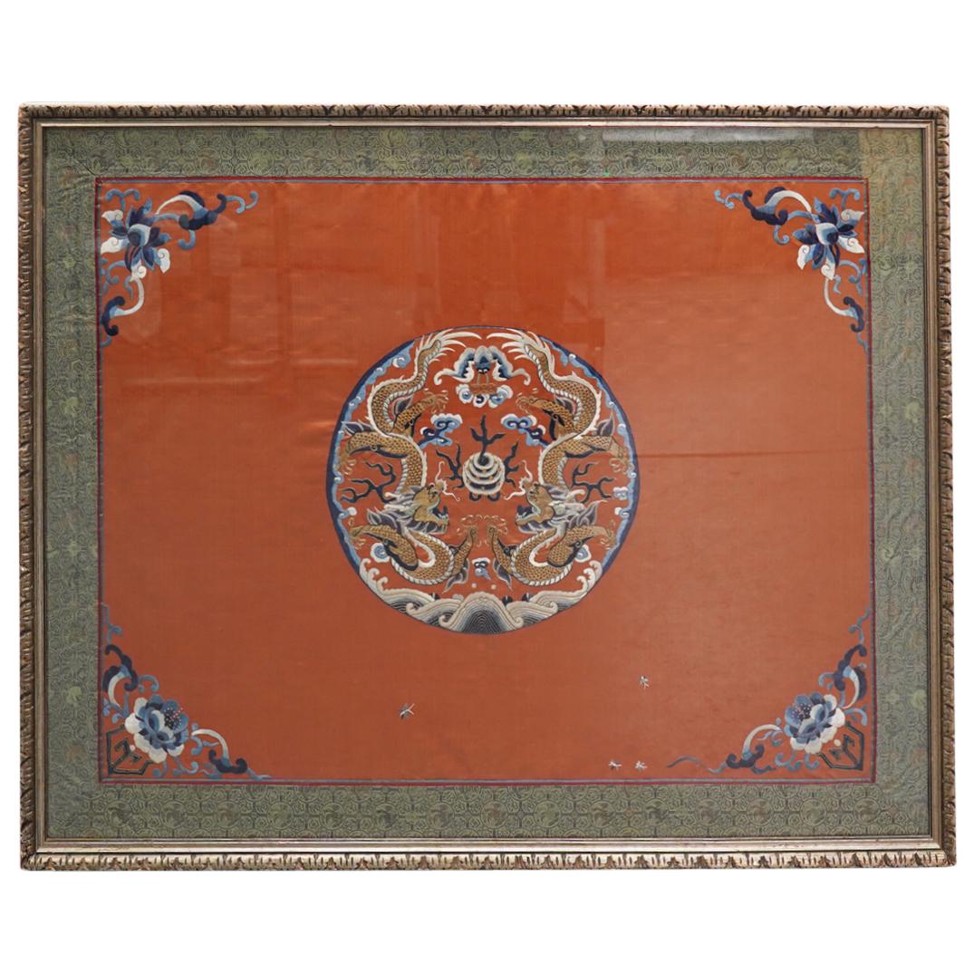 Chinese Silk Dragon Embroidery (1 of 3)