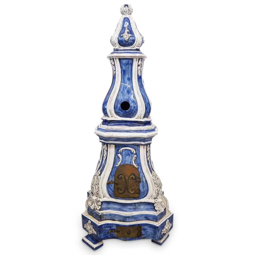 Italian Faience Terracotta Stove (1 of 10)