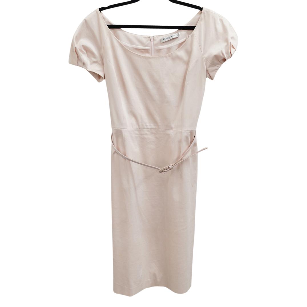 Vintage Christian Dior Designer Cotton & Silk Dress (1 of 6)