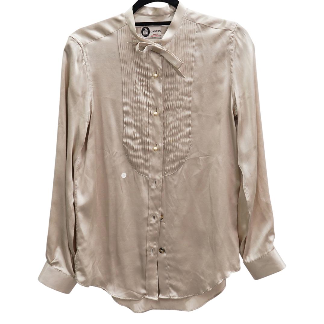 Vintage Lanvin Designer Silk Blouse (1 of 5)