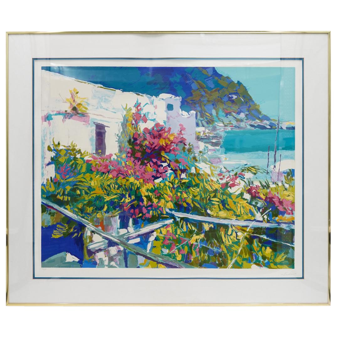 Signed Nicola Simbari (1927-2012) "Marina Piccola" Serigraph (1 of 11)