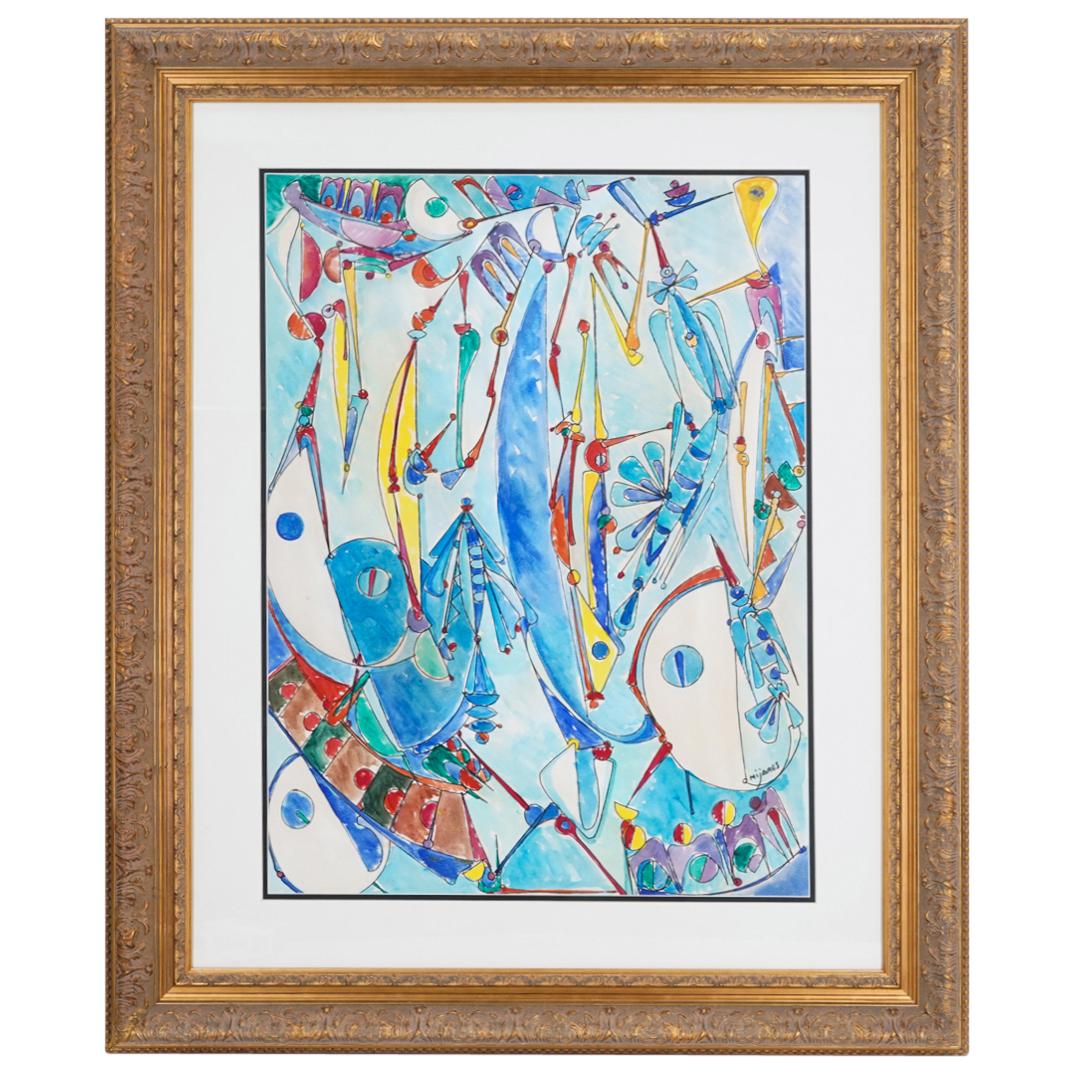 Jose M. Mijares (Cuban, 1921-2004) Watercolor Painting (1 of 8)