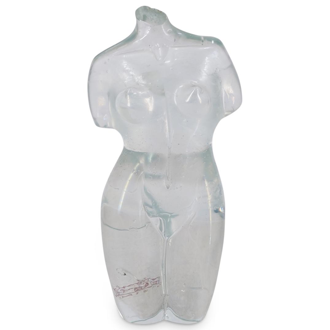 Murano Oggetti Glass Mario Badioli Torso Sculpture (1 of 4)