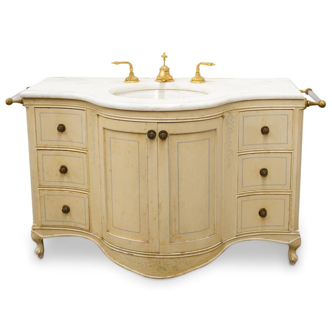 Sherle Wagner Sink & Vanity Cabinet (1 of 11)