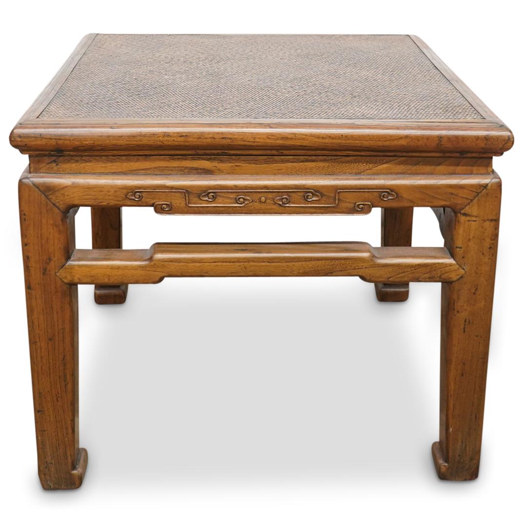 Chinese Carved Wood Low Table (1 of 3)