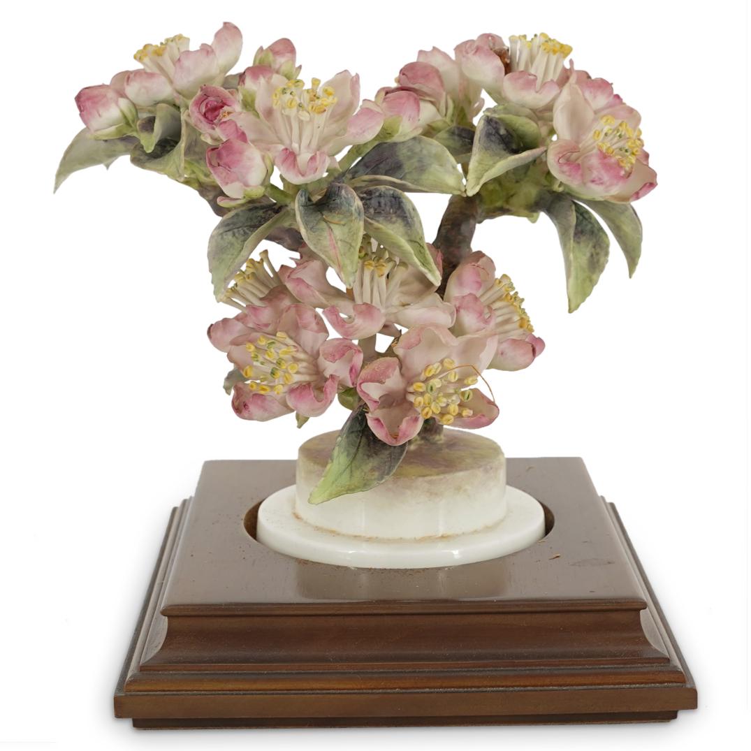 Royal Worcester "Apple Blossom And Bee" Porcelain Sculptures (1 of 8)