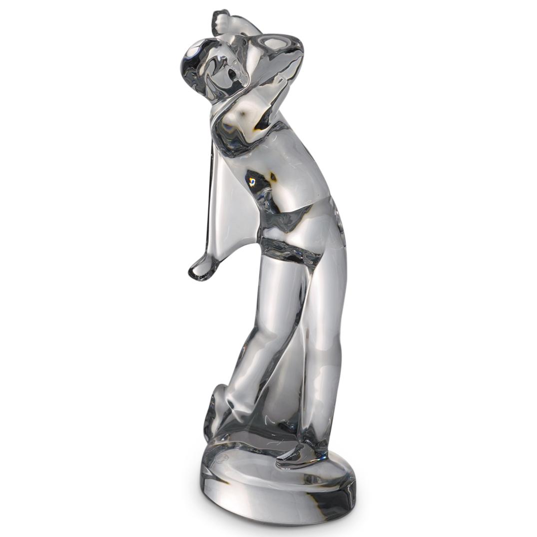 Baccarat Crystal Golfer Sculpture (1 of 6)
