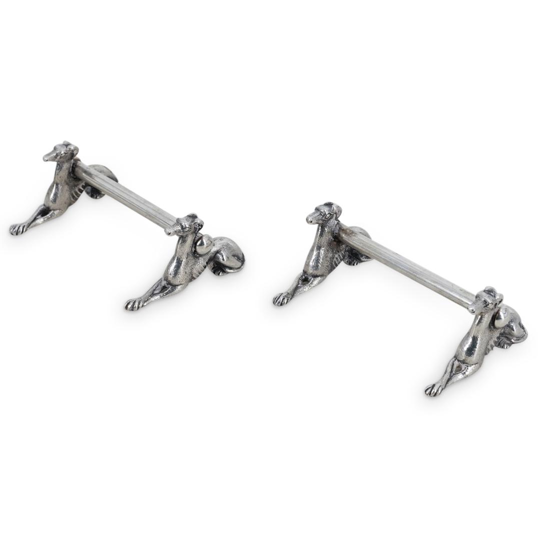 (2 Pc) Victorian Silverplate Knife Rests Pair (1 of 3)