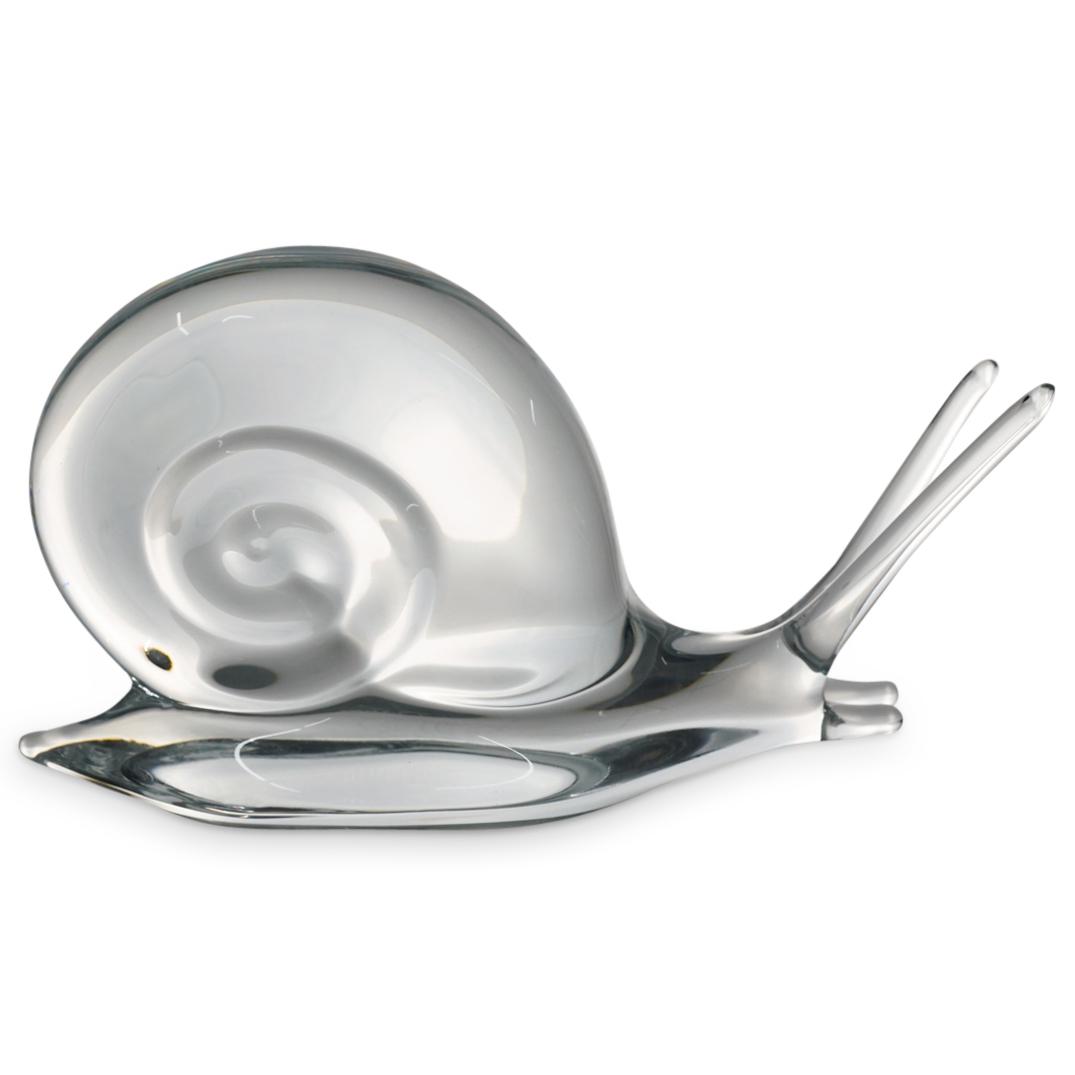 Daum France Snail Crystal Figurine (1 of 5)