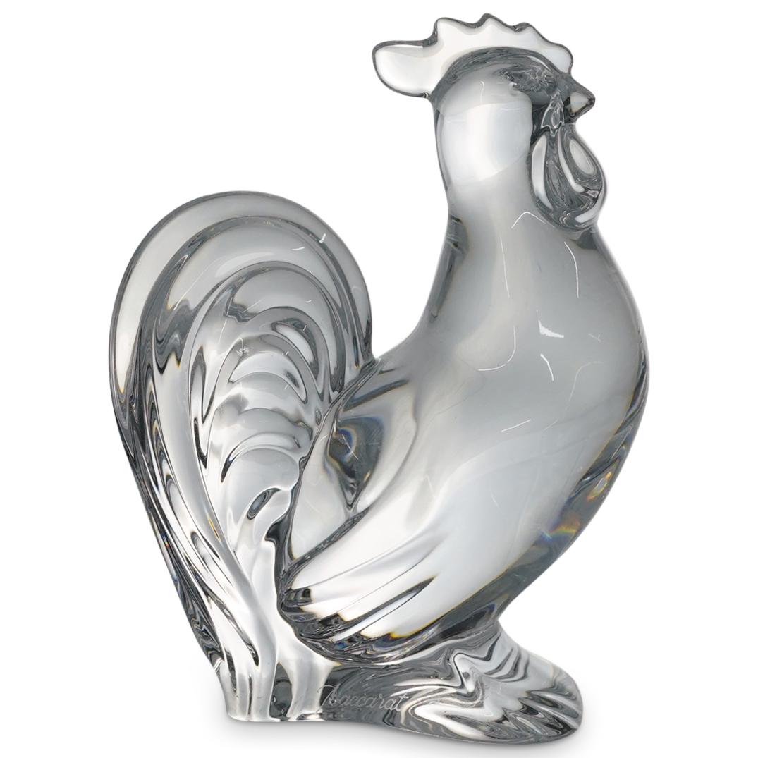 Baccarat Crystal Rooster Figurine (1 of 4)