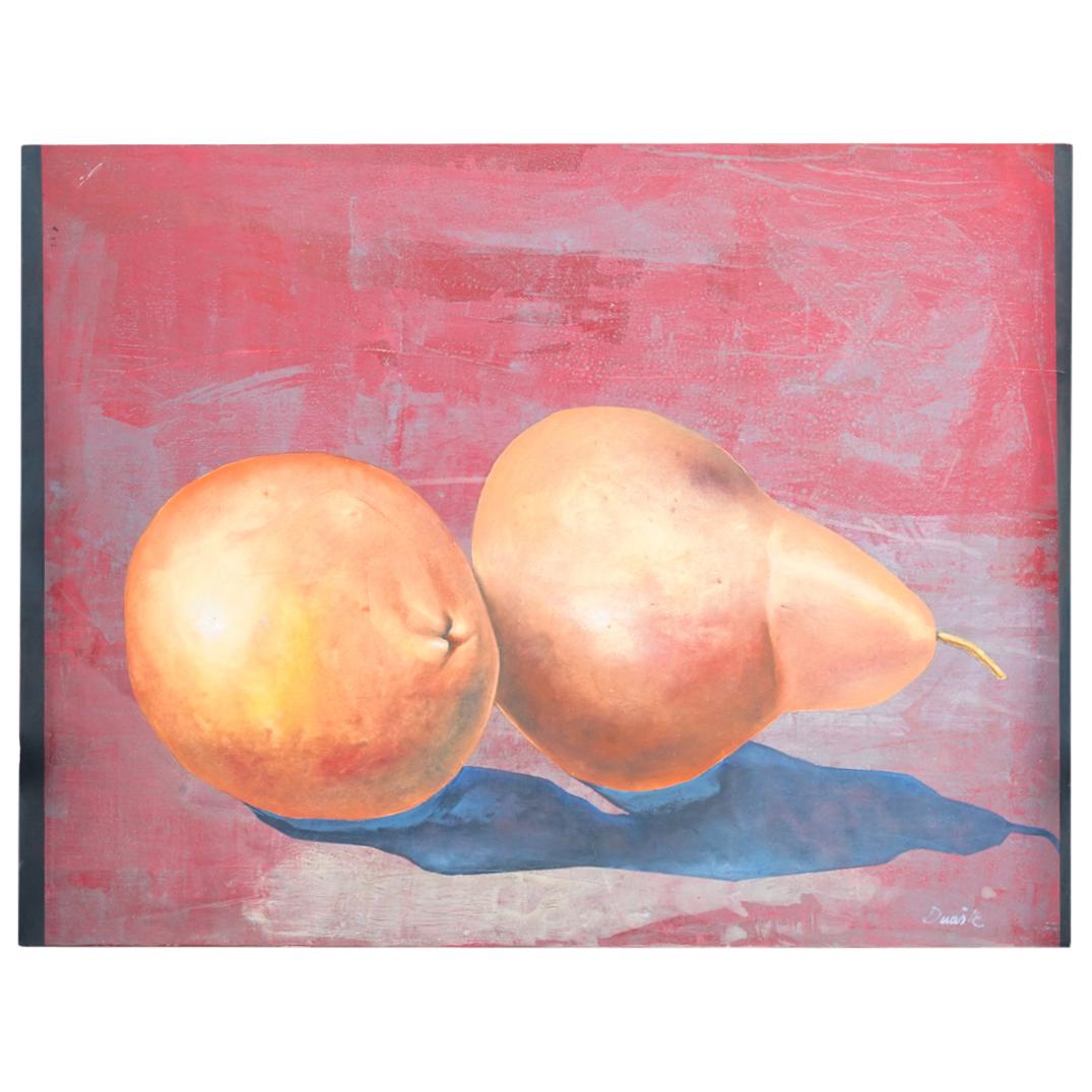 Dalva Duarte (Brazilian) Oil On Canvas Still Life Painting (1 of 16)