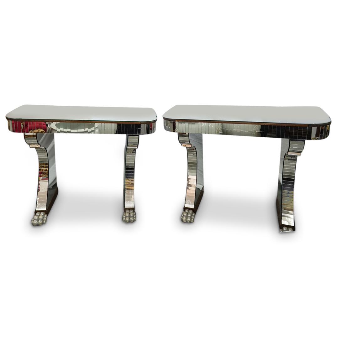 Pair of Mirrored Console Table (1 of 14)