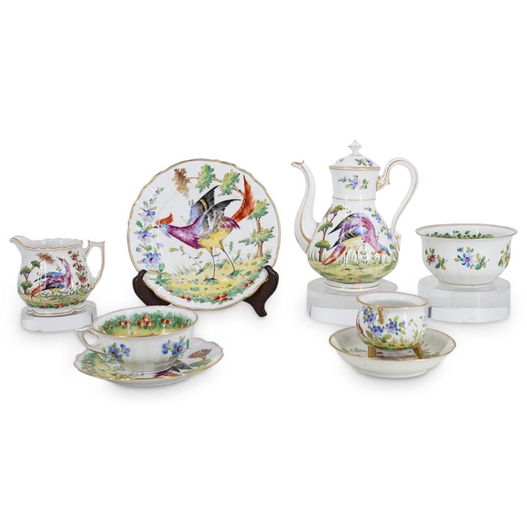 (8Pc) Antique Chelsea Porcelain Set (1 of 10)