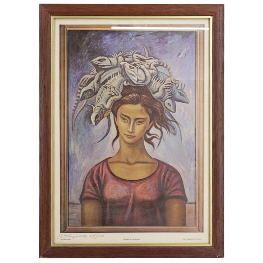 Raul Anguiano (Mexican 1915-2006) "Iguana Woman" Lithograph (1 of 6)