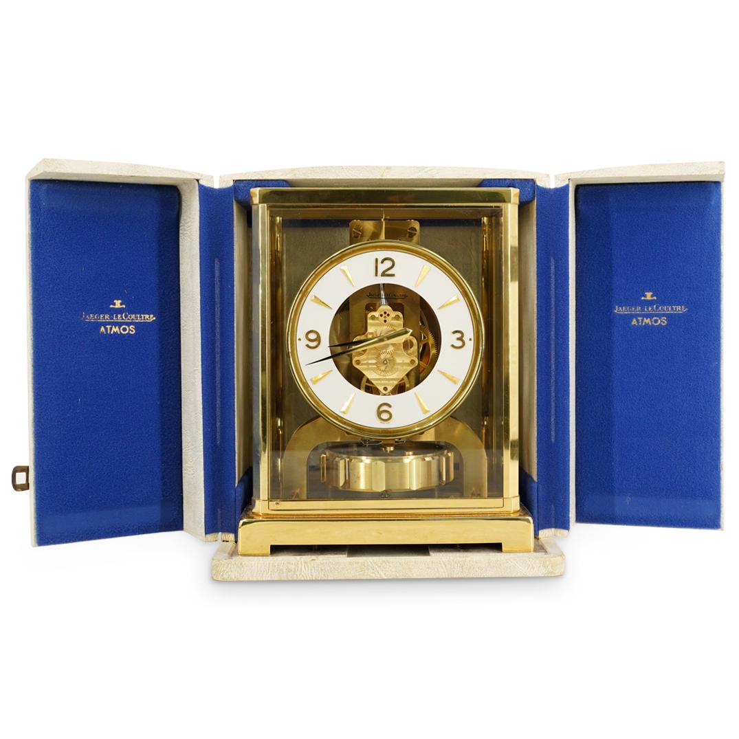 Vintage Jaeger Lecoultre Brass Atmos Clock