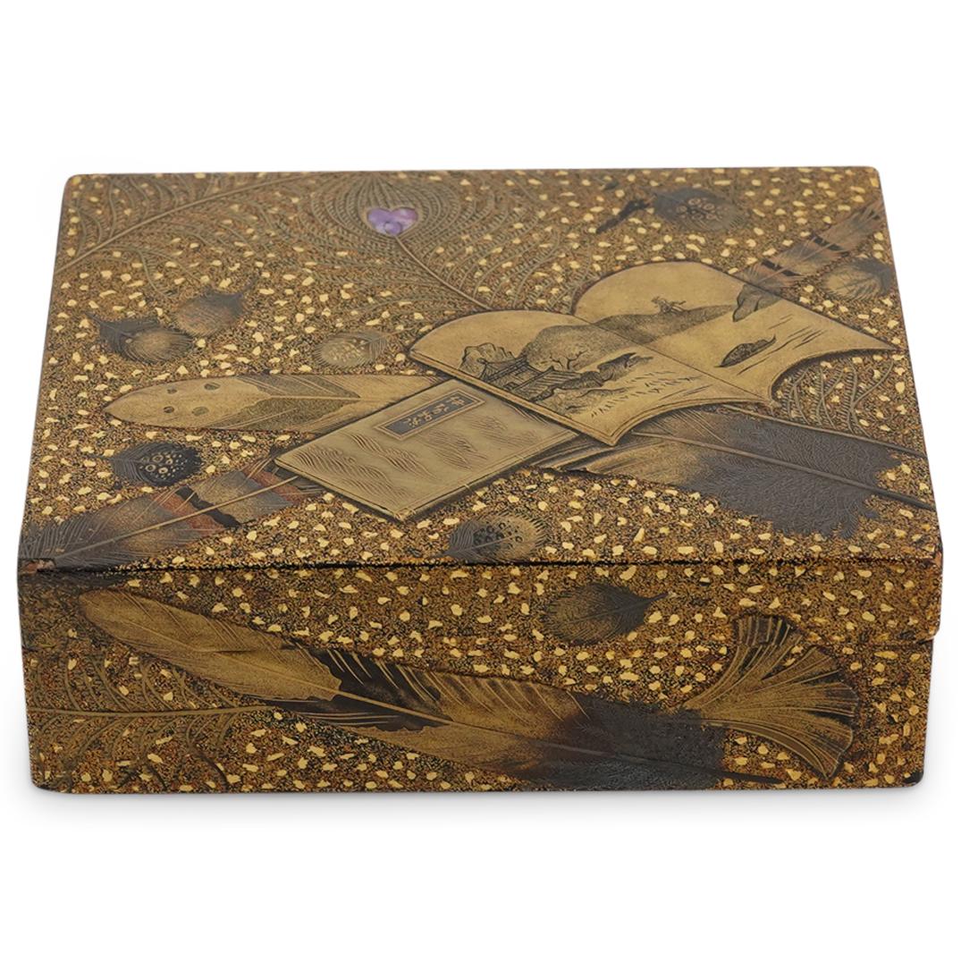 Japanese Maki-E Lacquer Document Box (1 of 8)
