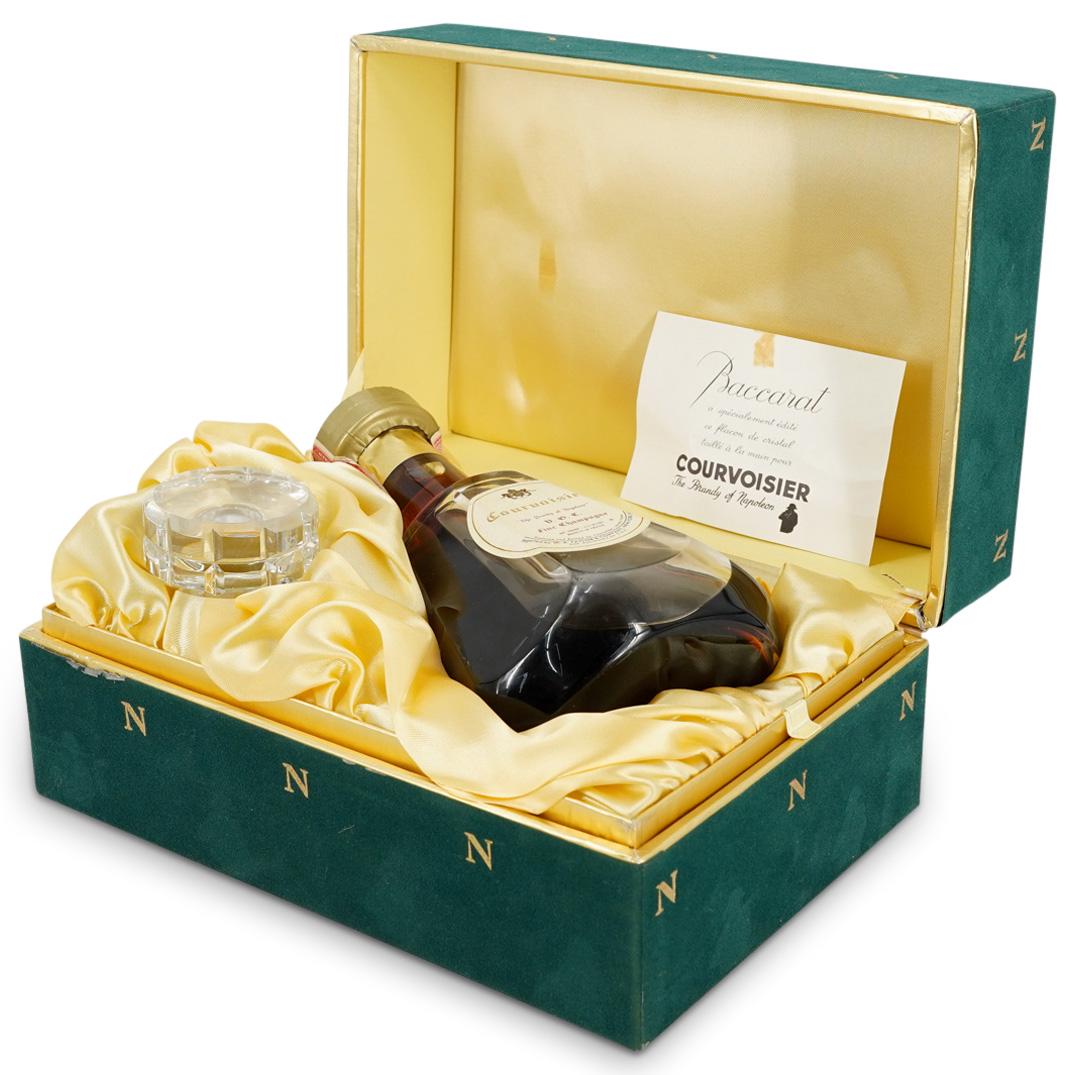 Courvoisier V.O.C. Napoleon Brandy Baccarat Crystal Bottle (1 of 8)