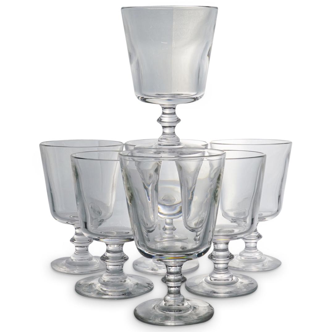 (7Pc) Steuben "7725" Crystal Goblets (1 of 5)