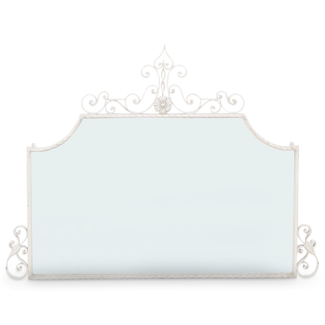 French Mirror In Wrought Iron Frame (1 of 6)