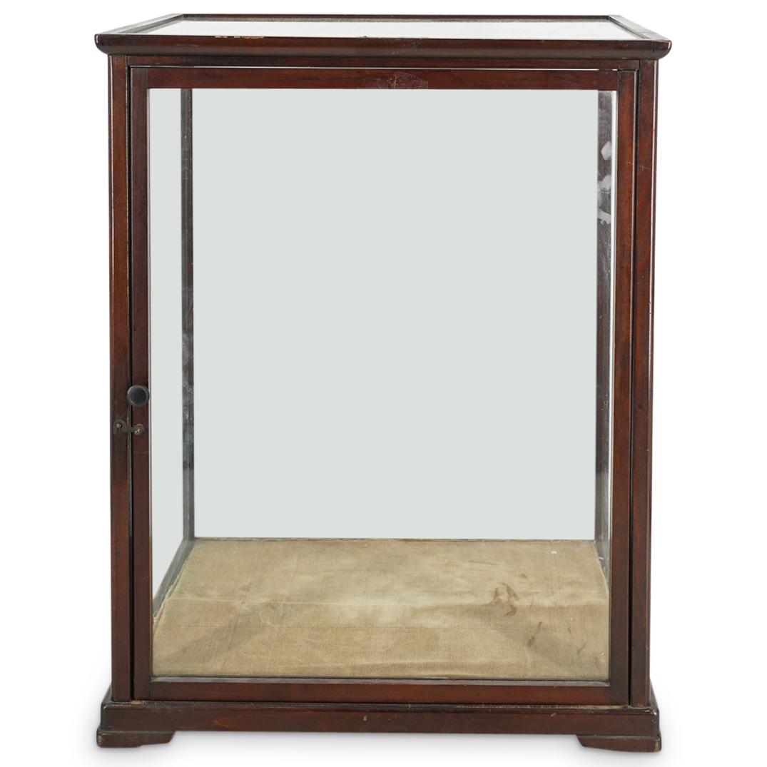 Glass & Carved Wood Display Case (1 of 7)