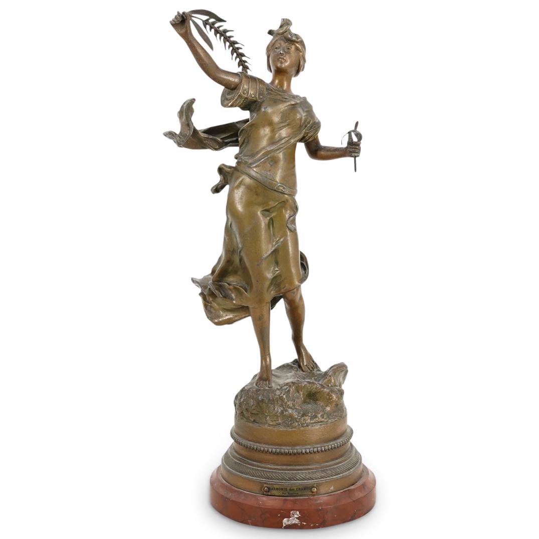 After Emile Rousseau Bronze "Harmonie Des Champs" Sculpture (1 of 4)