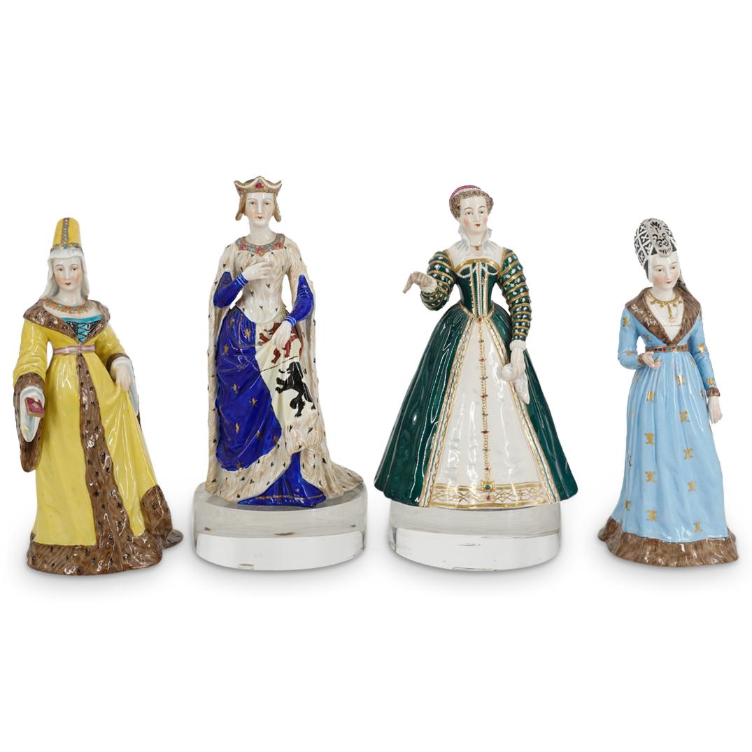 (4 Pc) Vintage Carl Thieme German Figurines Grouping Set (1 of 6)