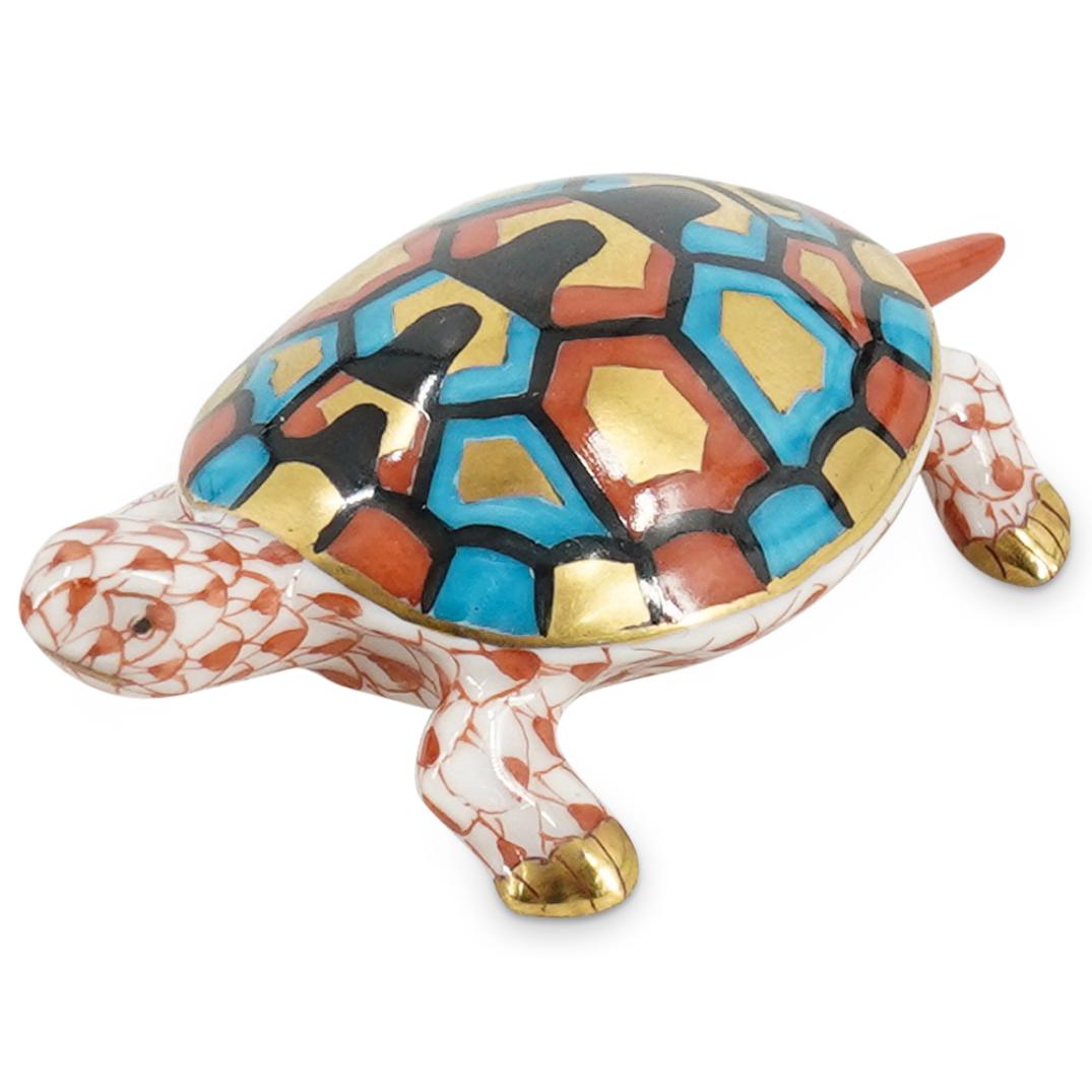 Herend Porcelain Red Fishnet Cat Figurine (1 of 4)