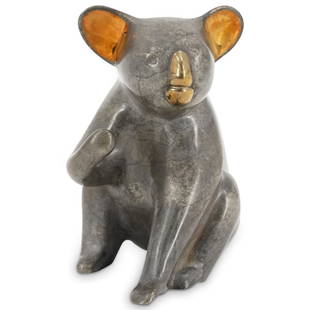 Loet Vanderveen (Dutch, 1921-2015) Limited Edition "Classic Koala" Bronze: DESCRIPTION: Loet Vanderveen contemporary limited edition patinated bronze depicting a "Classic Koala". Numbered 994 from a total of 2500 pieces. Engraved with number and signature "Loet" CIRCA: