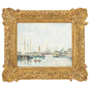 Eugene Boudin (French, 1824-1898) Oil Painting