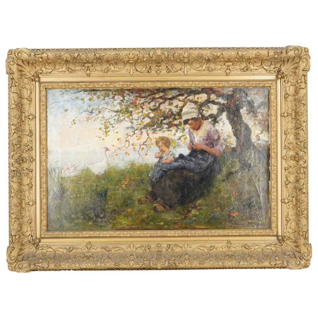 Cornelis Koppenol (Dutch, 1865-1946) Oil on Canvas Painting (1 of 5)