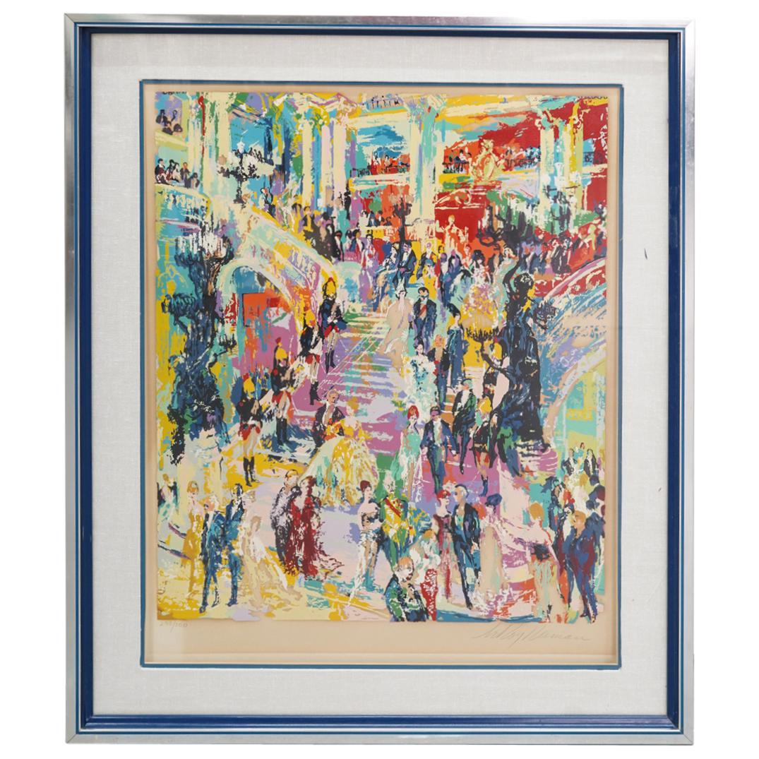 LeRoy Neiman (American, 1921â€“2012) "The Grand Staircase of the Opera" Serigraph on Paper 298/300 (1 of 6)