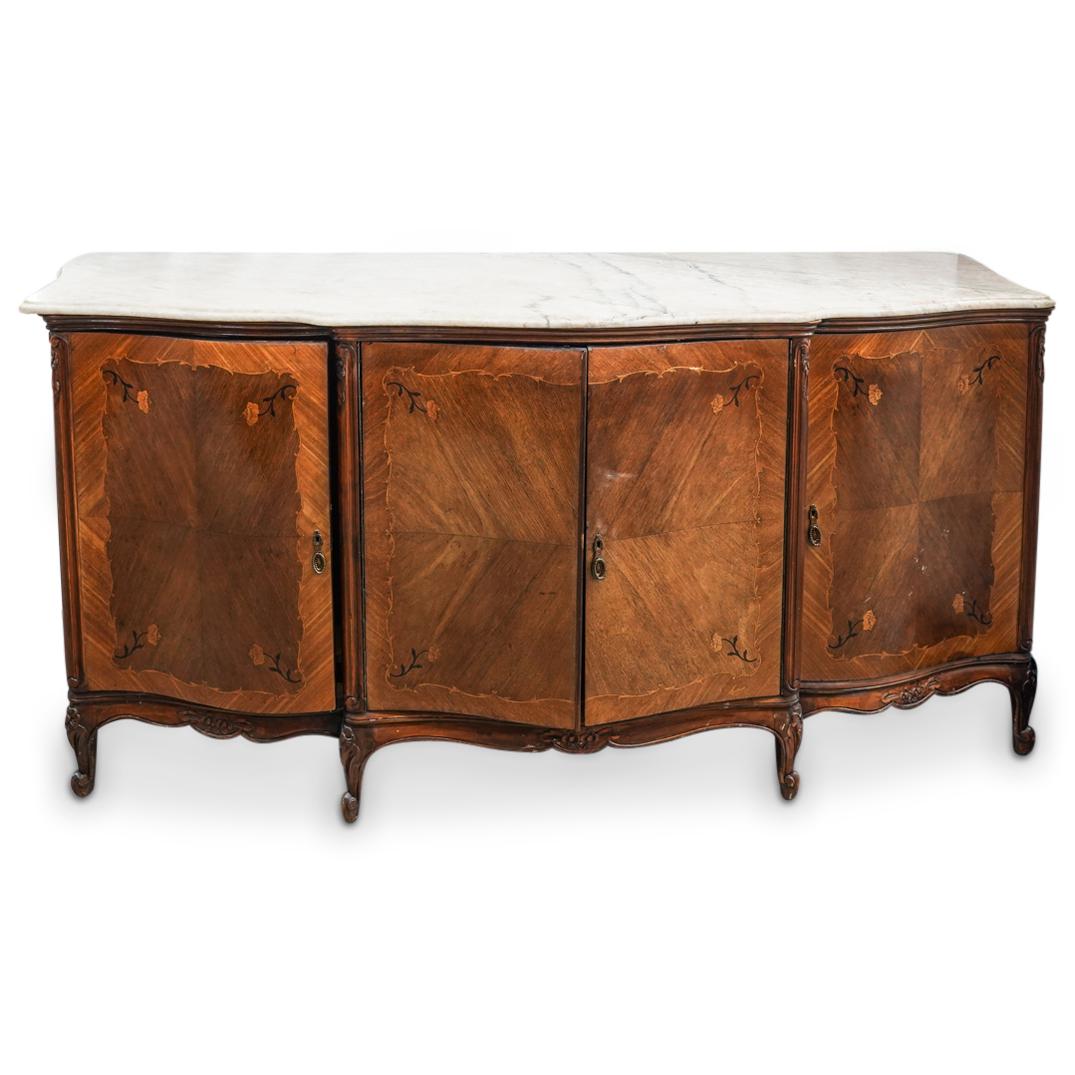 19th Cent. French Mahogany Sideboard Cabinet (1 of 10)