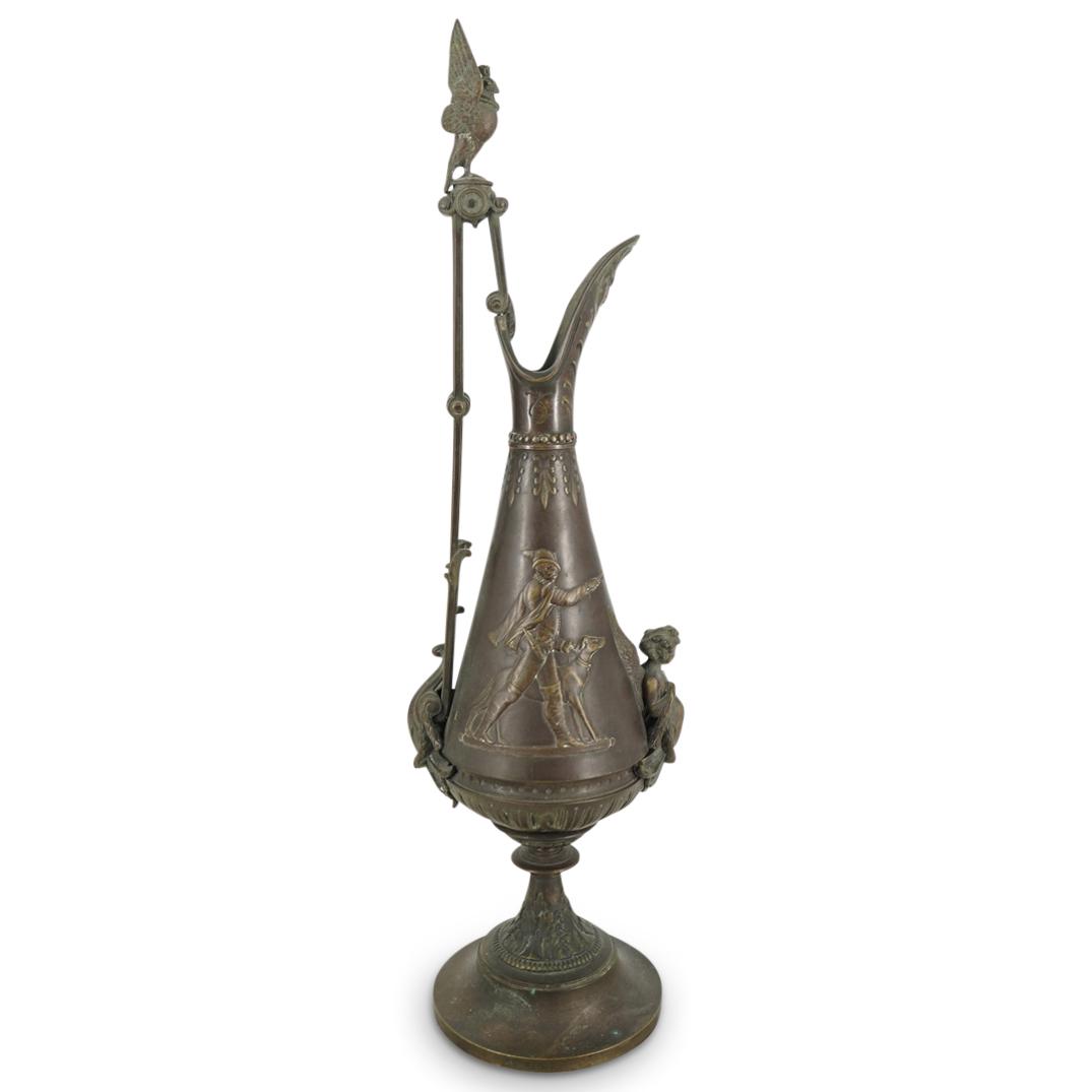 19th Cent. Barbedienne Style Bronze Decorative Ewer (1 of 10)